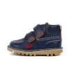 Unisex-Stiefel für Kleinkinder Kick Hi Roll Leder Marineblau