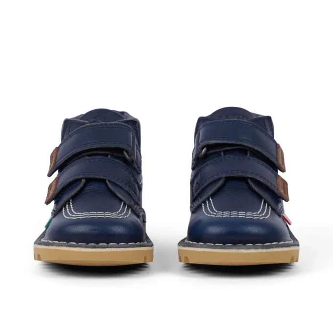 Unisex-Stiefel für Kleinkinder Kick Hi Roll Leder Marineblau
