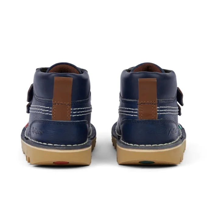 Unisex-Stiefel für Kleinkinder Kick Hi Roll Leder Marineblau
