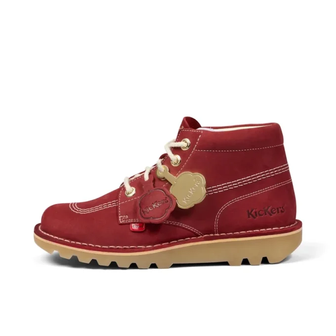 Unisex-Stiefel „Kick Hi Goldie“ für Erwachsene, rot