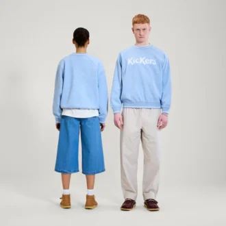 Unisex-Sweatshirt „Kickers Classic Crew“ für Erwachsene, Blau