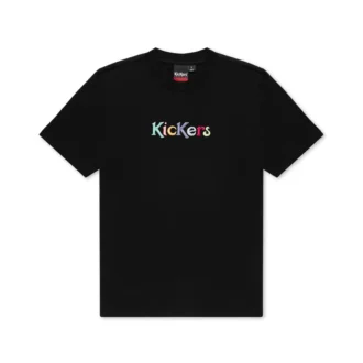 Unisex-T-Shirt für Erwachsene: Kickers Classic Kurzarm-T-Shirt Schwarz