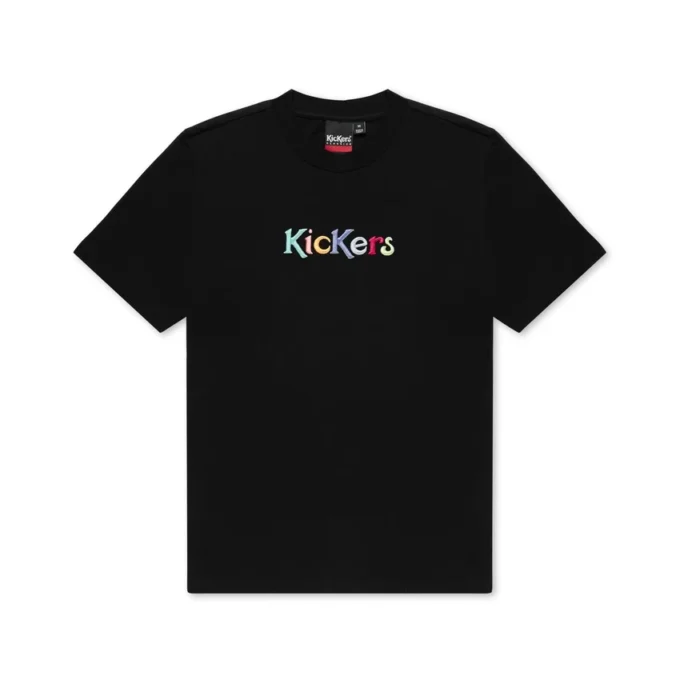 Unisex-T-Shirt für Erwachsene: Kickers Classic Kurzarm-T-Shirt Schwarz