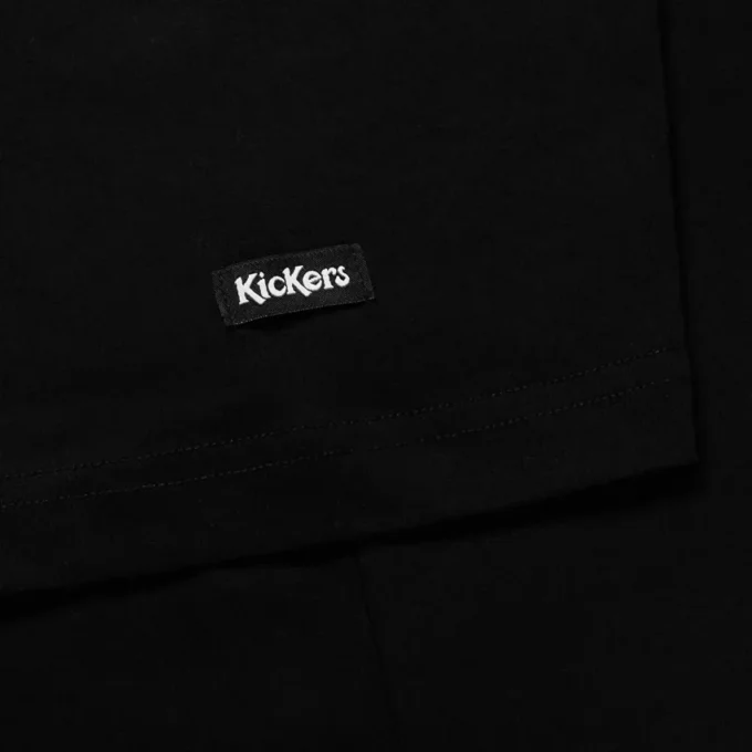 Unisex-T-Shirt für Erwachsene: Kickers Classic Kurzarm-T-Shirt Schwarz
